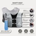 thumbnail image 2 of Chaleco de running SWIFTVEST impermeable y reflectante con 6 bolsillos, 2 of 6