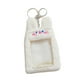 thumbnail image 1 of Llavero de felpa de dibujos animados, funda para foto de ídolo, fundas para fotos de felpa, soporte para fotográfica de felpa bonita blanco Macarena cubierta de la tarjeta, 1 of 8