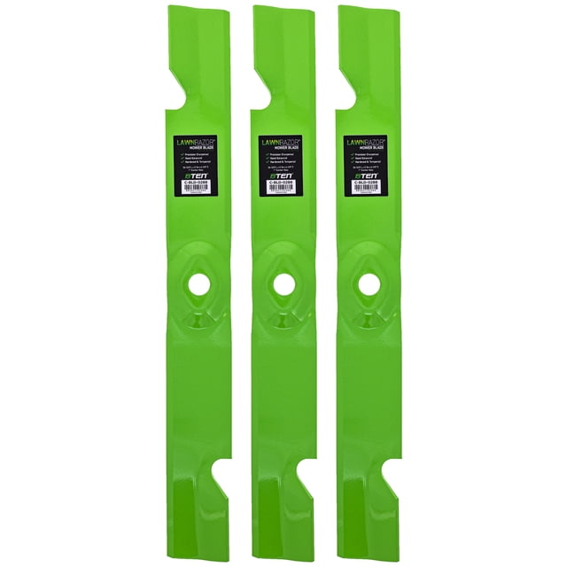 LawnRAZOR Blade for Exmark 72 inch Deck 109-6465 Notched High Lift 3 Pack 810-CBL2400D