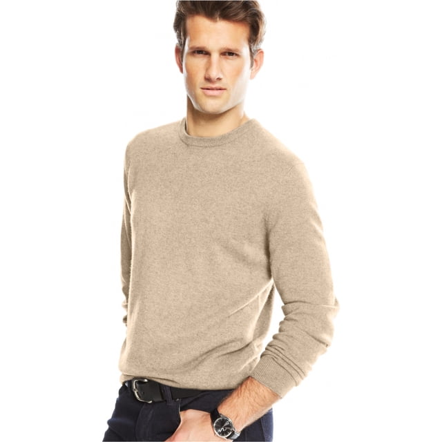 Club Room Suéter de Cachemira para Hombre, Marrón, XX-Large