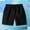 Black, variant on CYRBOKO Athletic Shorts for Girls, Elastic Waist Cotton Casual Summer Shorts with Pockets Pink Size 10-12T