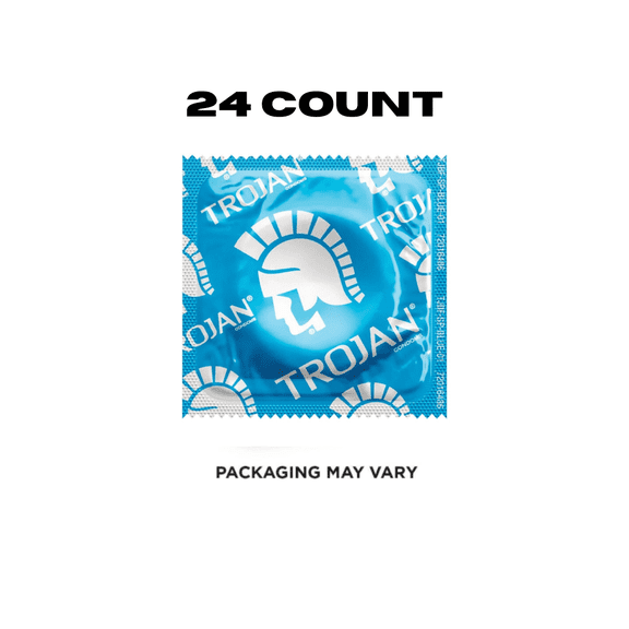 TROJAN ENZ Lubricated Condoms, Available in24 Count (Packaging May Vary)