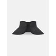 thumbnail image 2 of Time and Tru Women's Packable Straw Visor Hat, Black, 2 of 3