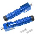 thumbnail image 1 of Posapiés para motocicleta VUOZIP M8 plegables de aluminio azul, 1 of 8