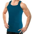 thumbnail image 3 of Different Touch 2 Pack Assorted Colors G-unit Tank Tops Square Cut Muscle Rib for Men, 3 of 4