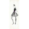 thumbnail image 3 of Tavoletti, Anne 7x14 Black Modern Framed Museum Art Print Titled - Purple Flair I, 3 of 5