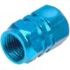 thumbnail image 3 of Oxidized Aluminum Alloy Bicycle Valve Dust Cover French American Valve Cover Bicycle American Valve Cover (blue) (4pcs), 3 of 4