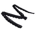 thumbnail image 1 of Cinta de encaje hilo de algodón 20 yardas accesorios decorativos para manualidades DIY decoraciones de ropa negro, 1 of 10