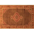 thumbnail image 1 of Ahgly Company Indoor Rectangle Medallion Orange Traditional Area Rugs, 2' x 4', 1 of 1
