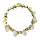 thumbnail image 3 of Diadema con corona de flores para novia, tocado floral para parque, disfraz blanco, 3 of 9