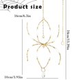 thumbnail image 3 of SMKE Halloween Spider Wind Chime,Acrylic Suncatcher Hanging Ornament,Gothic Art Window Hanging,Shimmering Bead Prism Decor,Spooky Festive Decor,Indoor Outdoor Hanging Piece,Holiday Window Ornament, 3 of 7