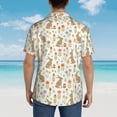 thumbnail image 6 of Goofa Happy Easter Hawaiian Shirt for Men, Unisex Summer Beach Casual Short Sleeve Button Down Shirts,Aloha Tropical Floral print shirt-Small, 6 of 9