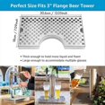 thumbnail image 4 of Beer Drip Tray for Kegerator, Stainless Steel Kegerator Drip Tray, 4 of 5