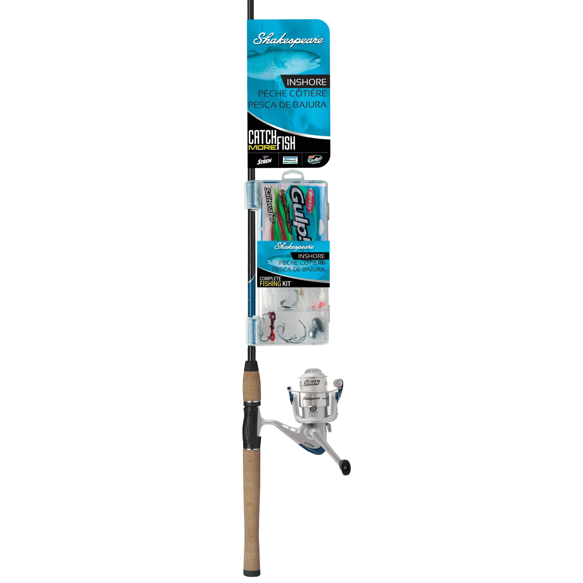 Shakespeare Catch More Fish Striper Spinning Rod and Reel Combo