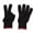 2PCS, variant on Heat Resistant Glove for Hair Styling, Curling Iron, Flat Iron and Curling Wand, Professional Heat Resistant Glove for Hair Styling Heat Blocking Black, Pink Edge
