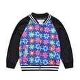 thumbnail image 1 of WEIYLL Hauts Garçon Hiver Manches Longues Imprimés à Capuche Douce Veste Rouge Melon D\'eau pour 12-18 Mois, 1 of 6