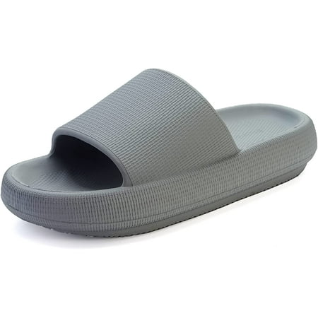 

Cloud Slippers for Women and Men | Pillow Slippers Bathroom Sandals | Extremely Comfy | Cushioned Thick Sole