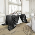 thumbnail image 6 of Lann's Linens 90" x 156" Black Sequin Tablecloth, Sparkly Rectangle Table Cloth for Wedding, Party, Banquet, 6 of 6
