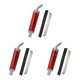 thumbnail image 3 of Scienceny Silenciador de escape de motocicleta universal de 2 ciclos de alto rendimiento rojo Type1 NO1, 3 of 5