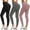 Black, Dark Grey, Rosy Brown, variant on OLENNZ 3 Pack Women's Leggings-Yoga Pants Workout Running Legging S-M