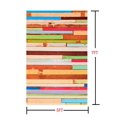 thumbnail image 2 of EREHome Tissu Polyester 5x7ft Fond en Bois Coloré pour Photographie Accessoires de Studio, 2 of 2