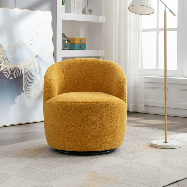 Yellow 2024 swivel chair