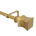 thumbnail image 4 of UTOPIA ALLEY Wall Mounted 3/4 Inch Curtain Rod - Curtain Rods For Windows 86 to 120 Inch, Adjustable Drapery Rods, Gold Curtain Rods, Bedroom Curtain Rods, Tapestry Poles (Gold, 86"-120"), 4 of 8