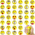 thumbnail image 1 of 40 bolas de espuma para aliviar el estrés, mini bolas divertidas de 2 pulgadas para apretar la cara, bolas de espuma para aliviar el estrés, regalos para compañeros de trabajo en el aula, regalos para, 1 of 5