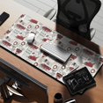 thumbnail image 2 of Long Mouse Pads for Desk,White Christmas Truck and Tree Pattern Desk Mats on Top Of Desks, Desk Mouse Pad Extra Large with 3mm Non-Slip Base and Stitched Edge for Gaming,Office,Work,Home 35.4x15.7in, 2 of 5