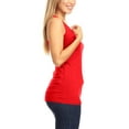 thumbnail image 2 of Women's Casual Solid Sleeveless Basic Cami Tank Top, 2 of 5