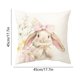 thumbnail image 3 of Decoraciones de Pascua Interior Easter Pillow Cover Home Easter Egg Rabbits Festival Decoration Cushion Cover Decoración del hogar, 3 of 6