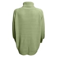 thumbnail image 4 of Women's Casual Oversized Ribbed Knit Pullover Sweater Long Sleeve Crew Neck Tops Fall Winter Fashion Comfortable Soft Warm, 4 of 5