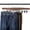 Walnut, variant on Wooden Pants Hangers Solid Pants Hangers with Adjustable Clips Wood Skirt Hangers Trousers Bottom Hanger with Non-Slip Clips and 360° Swivel Hook