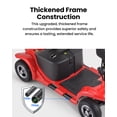 thumbnail image 5 of QEASET 4 Wheel Mobility Scooter,Mobility Scooter for Adults, Senior, Electric Powered Chargeable Device for Travel,Mother's Day gift, 5 of 16