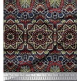 thumbnail image 1 of Soimoi Cotton Voile Fabric Mandala Kaleidoscope Printed Craft Fabric by The Yard 42 Inch Wide, 1 of 1