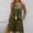 (Fashion 55)Army Green, variant on Womens Sets 2 Piece Outfits Sleeveless Camisole Tops and Shorts Sets Coordinating Plain Relaxed Loose Womens Suits