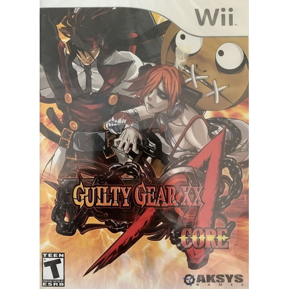 Restored Guilty Gear XX: Accent Core (Nintendo Wii, 2007) Fighting Game (Refurbished)