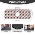 thumbnail image 2 of Pofeuu Insects Print Splash Guard for Sink Faucet Sink Gadgets-Splash Guard Behind Faucet Drip Catcher for Kitchen, Bathroom,Sink Mat, 2 of 7