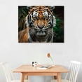 thumbnail image 2 of Acheng Tiger Canvas Wall Art Motivational Inspirational Quotes Animal Picture Canvas Print Artwork for Bedroom Living Room Office Wall Decoration Wooden Framed Ready to Hang 16x12in, 2 of 6
