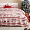 thumbnail image 2 of Christmas Quilts Sets King/Queen Size,Christmas Tree Reindeer Snowflakes Bedspread Coverlet Set,Soft Lightweight Bohemian Quilt Bedding Cover Set, 2 of 8