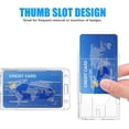 thumbnail image 3 of Porta credencial vertical, 2 porta credencial transparente, 2 tarjetas, 3 of 5