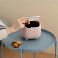 thumbnail image 3 of Desktop Trash Can, Small Office Supplies, Mini Double-Layer Push-Down Trash Can, Cute Trash Storage Box, 3 of 5
