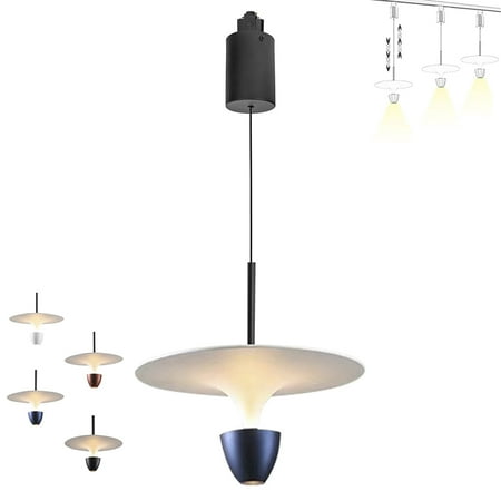 

FSLiving 12W Adjustable Levitate Track Pendant Light H-Type Retractable Lift Track Pendant Light with Aluminum&Iron Shade Indoor Island Light Adjustable Length 3000K for Kitchen Blue - 1 Light