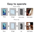 thumbnail image 3 of Luz Led De Relleno Para Teléfono Móvil Luz LED de relleno para computadora de teléfono móvil ajustable para Selfie en vivo (RGB) Likrtyny Para estrenar, 3 of 9