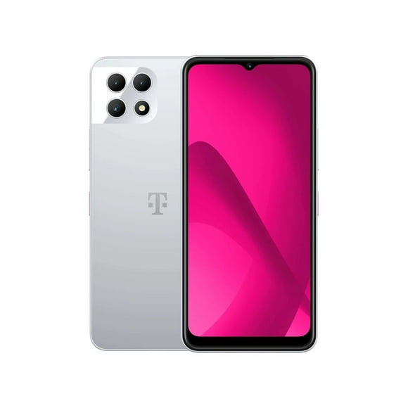 Restored T-Mobile Revvl 7 5G phone 6.58" 128GB 50MP TMRV075G Silver GSM Unlocked (Refurbished)