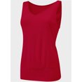 thumbnail image 2 of Women's Summer V Neck Tank Top Basic Sleeveless Casual Fit Shirts, 2 of 5