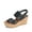 Black, variant on RENE Women's Sandals & Flip Flops Cream Size 8 M (BT29817)
