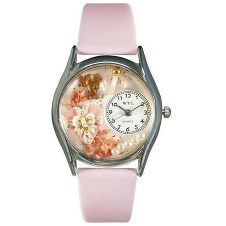 Valentine's Day Watch (Pink) Small Silver Style