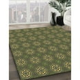 thumbnail image 3 of Ahgly Company Machine Washable Indoor Round Transitional Army Green Area Rugs, 3' Round, 3 of 7