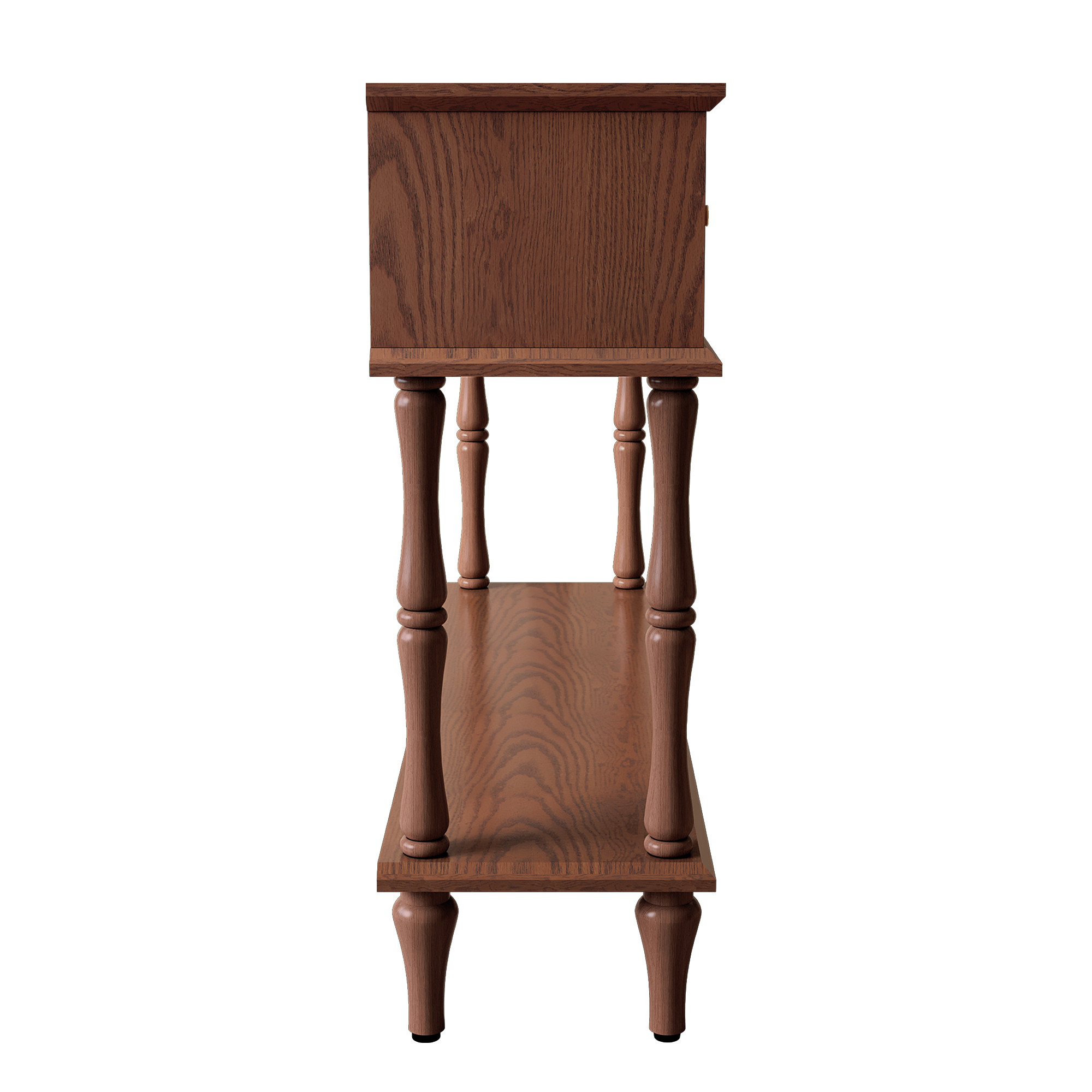 HLR 47" Mid-Century Console Table, Brown photo 8